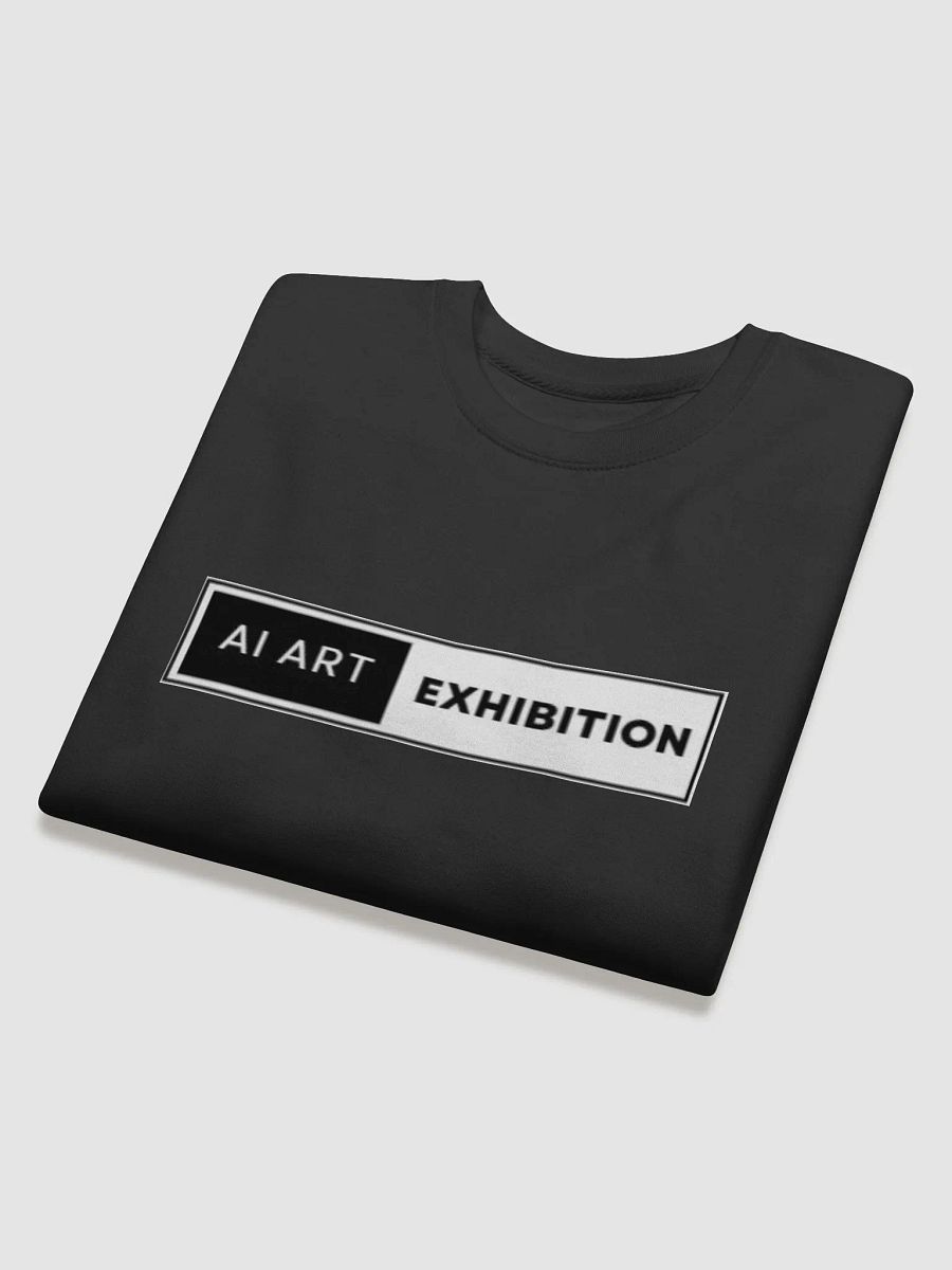 "AI ART EXHIBITION" logo premium sweatshirt product image (4)