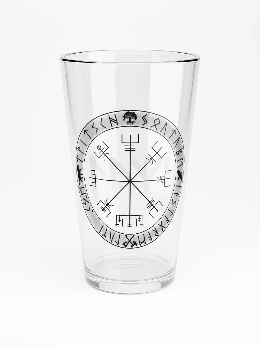 Nordische Runen Vegvísir | Trinkglas product image (3)