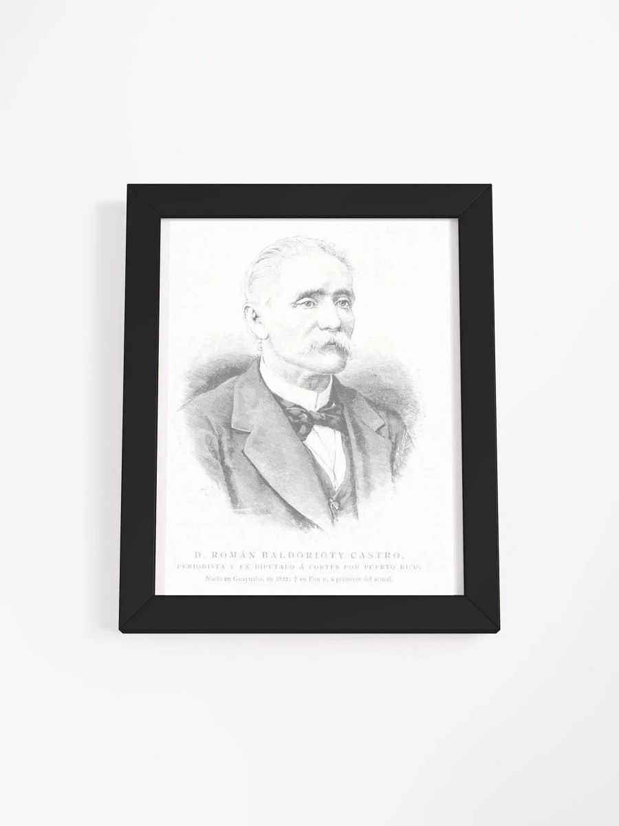 Cuadro - D. Román Baldorioty De Castro: Diputado Provincia de Puerto Rico product image (1)