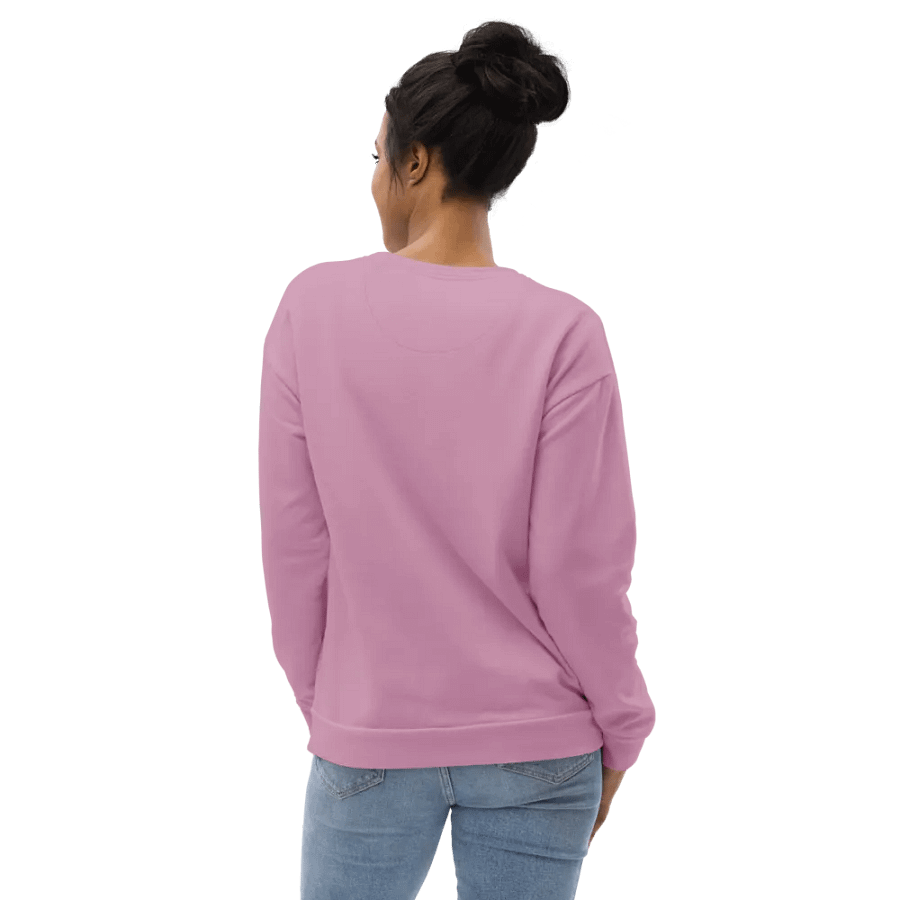 Plain Lilac Purple Soft Summer Unisex Recycled Polyester Heavyweight Premium Sweatshirt by Treasure Pie product image (10)