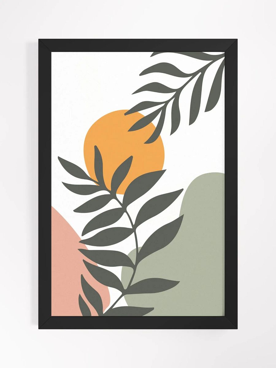 Eco-Friendly Framed Matte Leaf Poster product image (2)