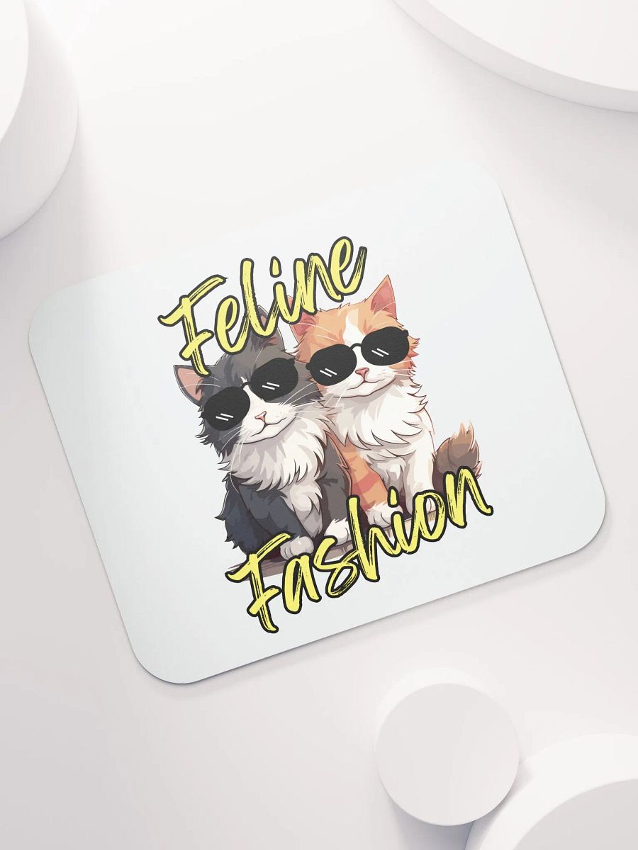 Feline Fashion Cool Cats Mouse Pad product image (5)