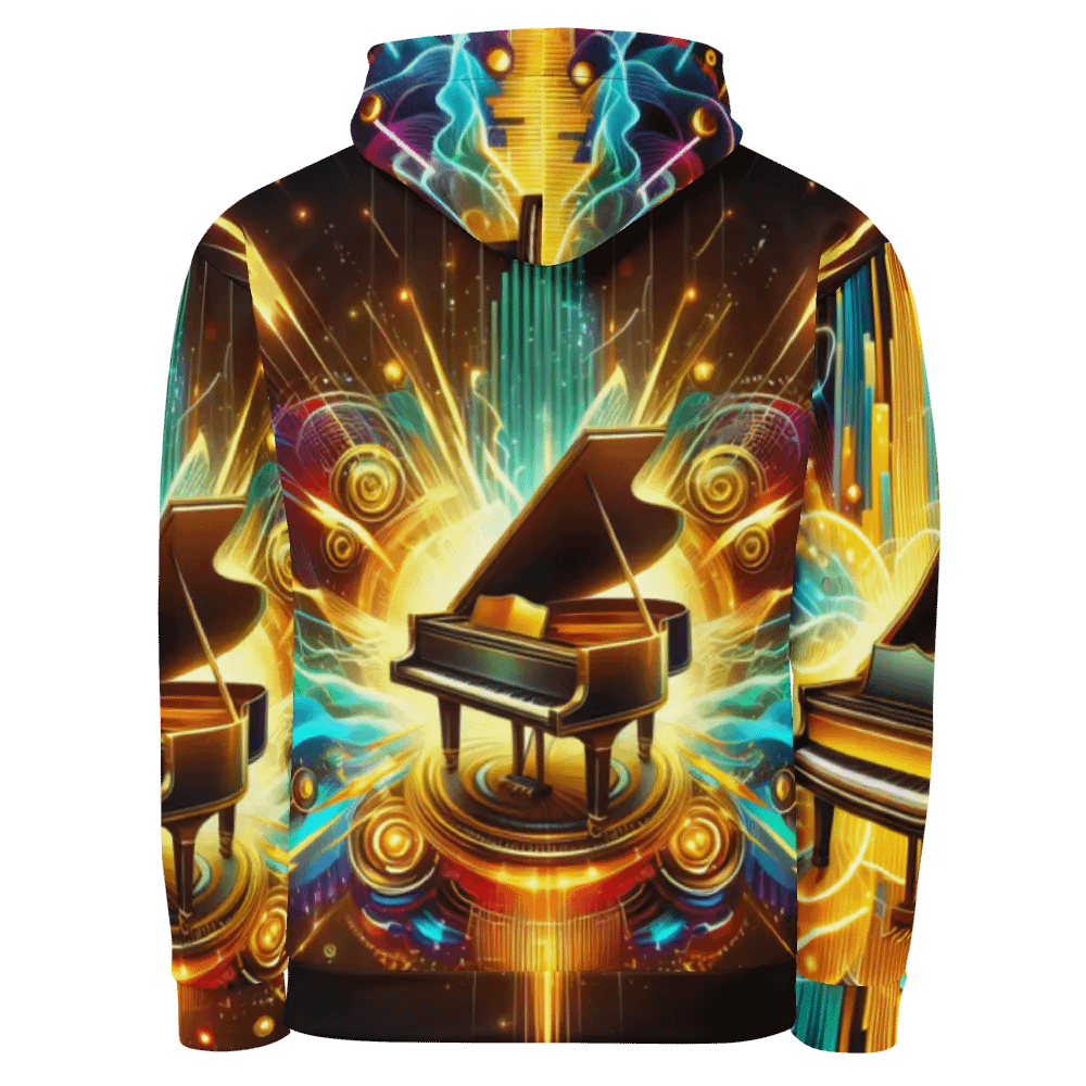 Piano Musical Instrument - All-Over Unisex Hoodie #26 product image (3)