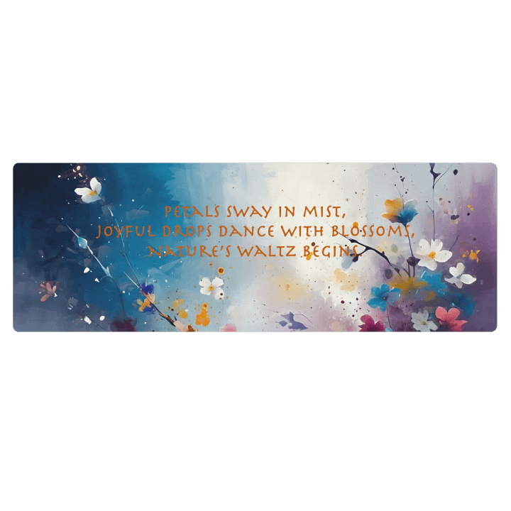 Nature's Waltz Yoga Mat product image (1)