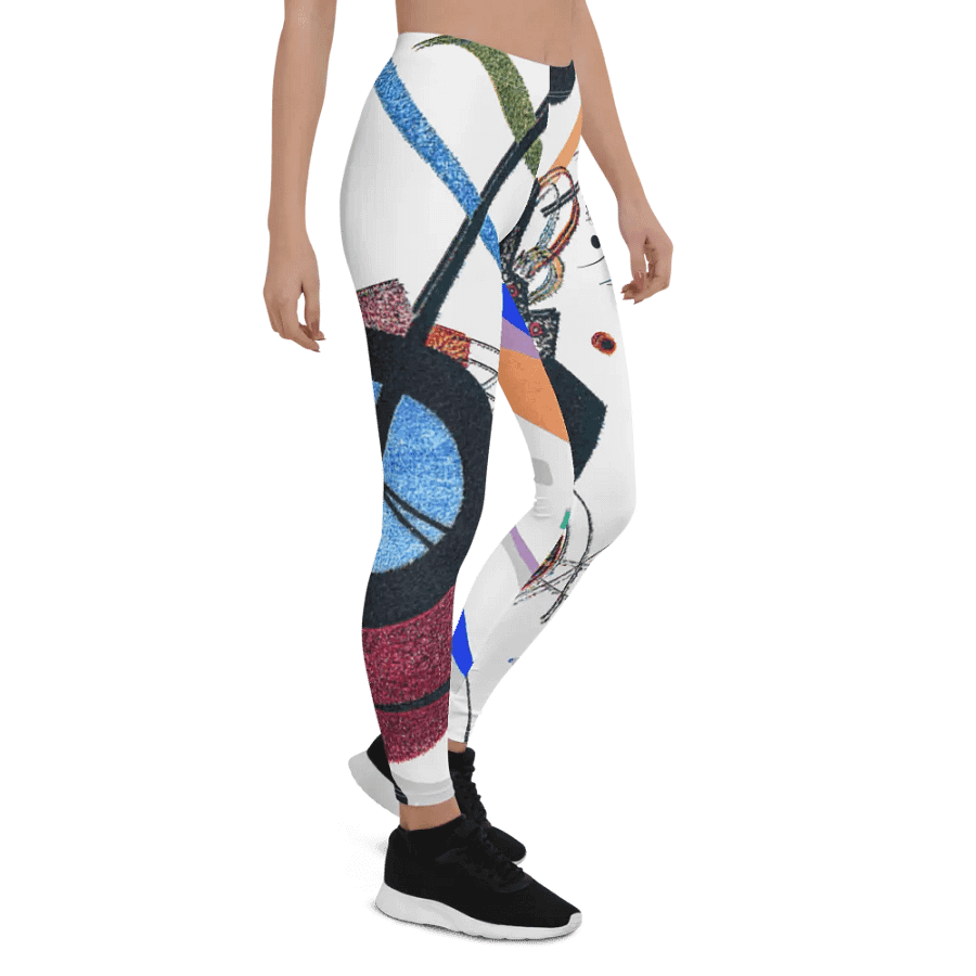 Abstract Lithographic Pattern Design leggings - V1 product image (5)
