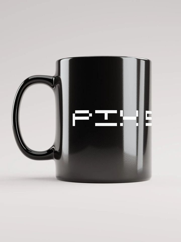 Pix Stitch Black Glossy Mug product image (1)