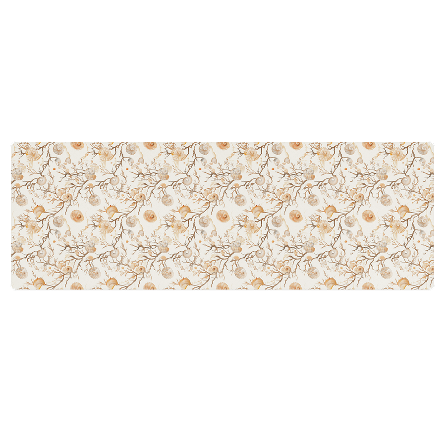 Vintage Seashells Pattern Yoga Mat by Treasure Pie product image (1)