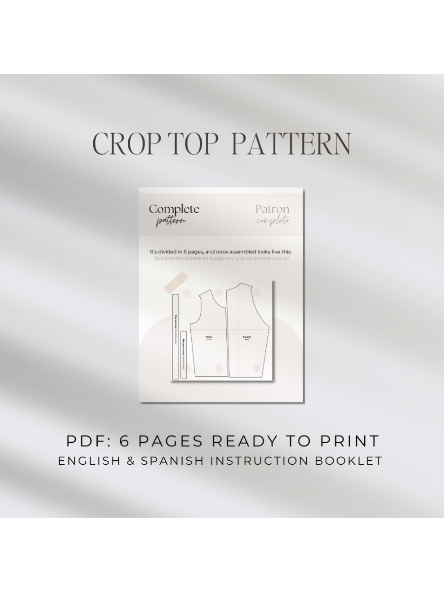 Becka Crop Top Pattern product image (2)
