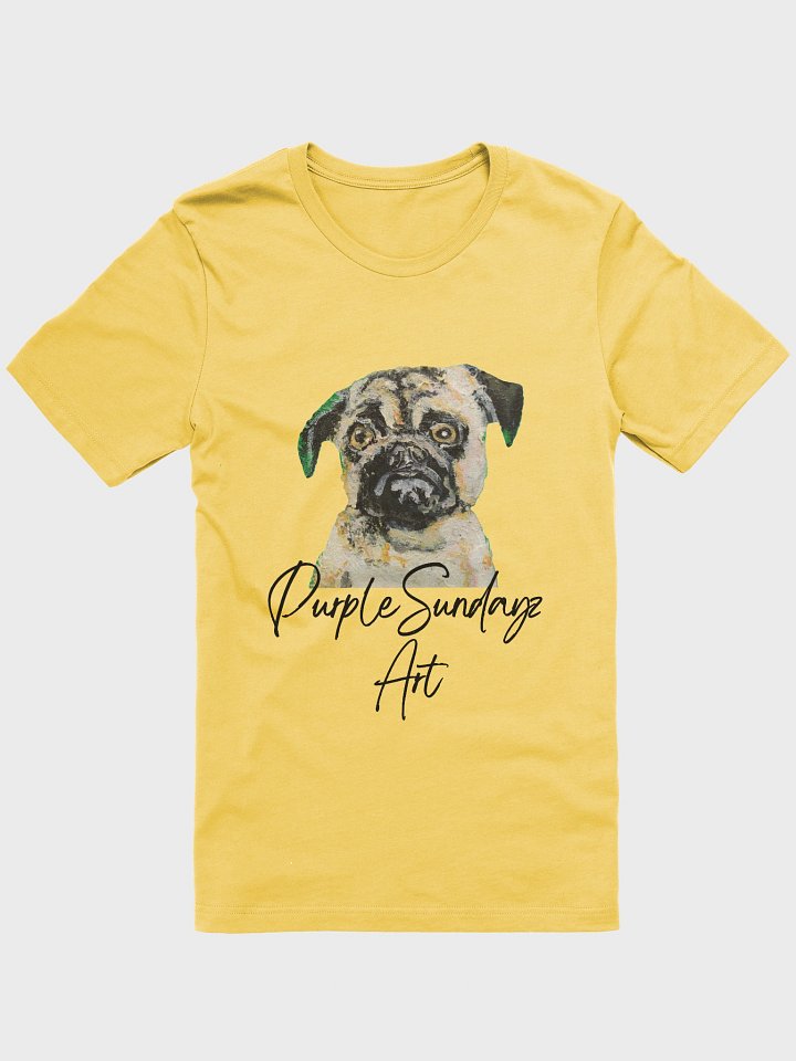 Cute Sad Pug Soft Cotton Tee product image (1)