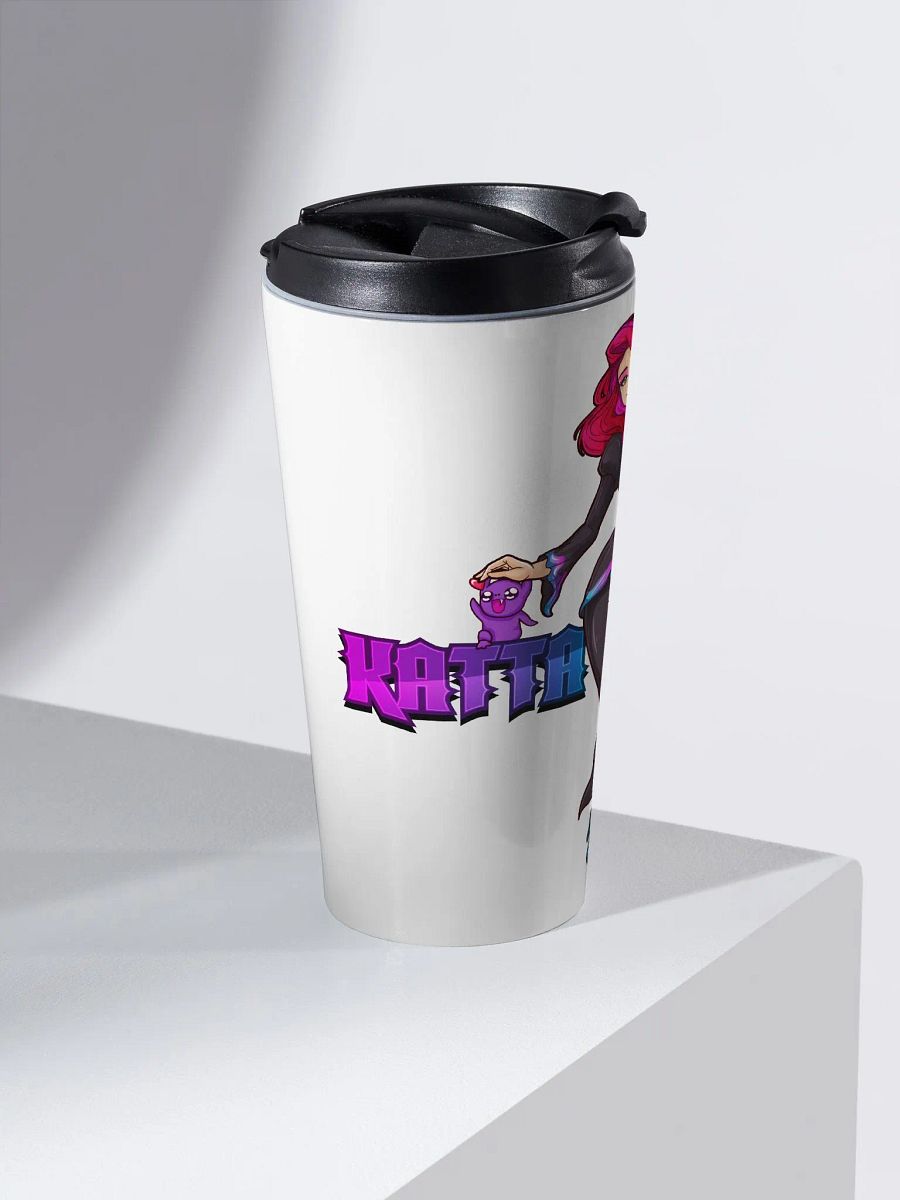 Stainless Steel Travel Mug - Katt with Jeffrey product image (2)
