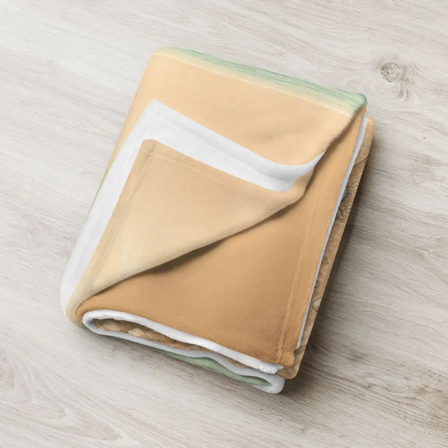 Ocean Shoreline Serenity Throw Blanket product image (7)
