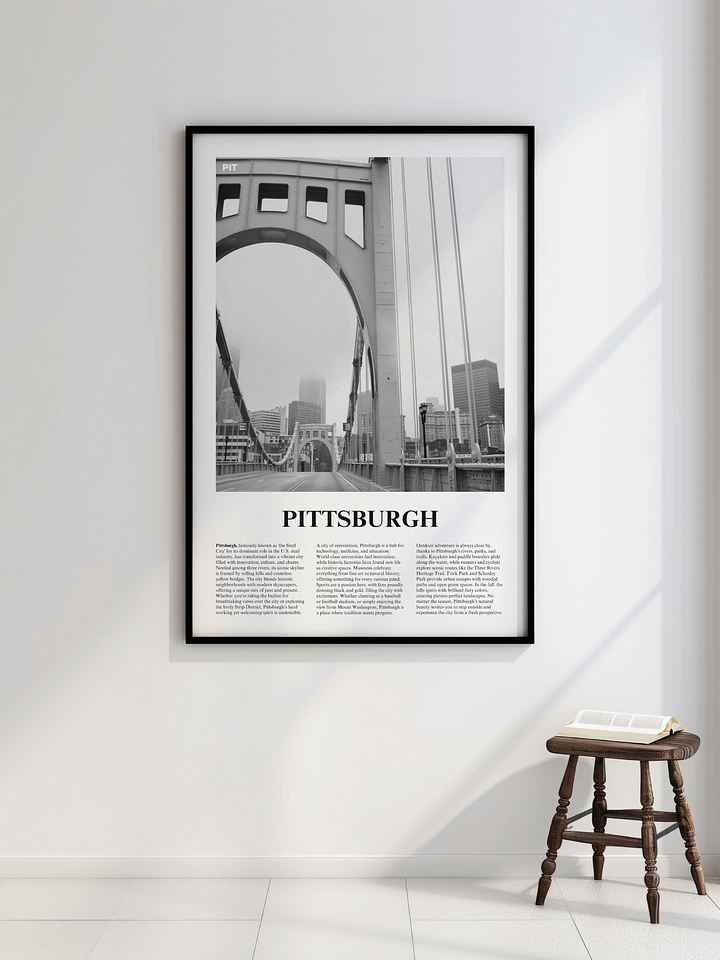 Pittsburgh 01 Newspaper Poster product image (4)