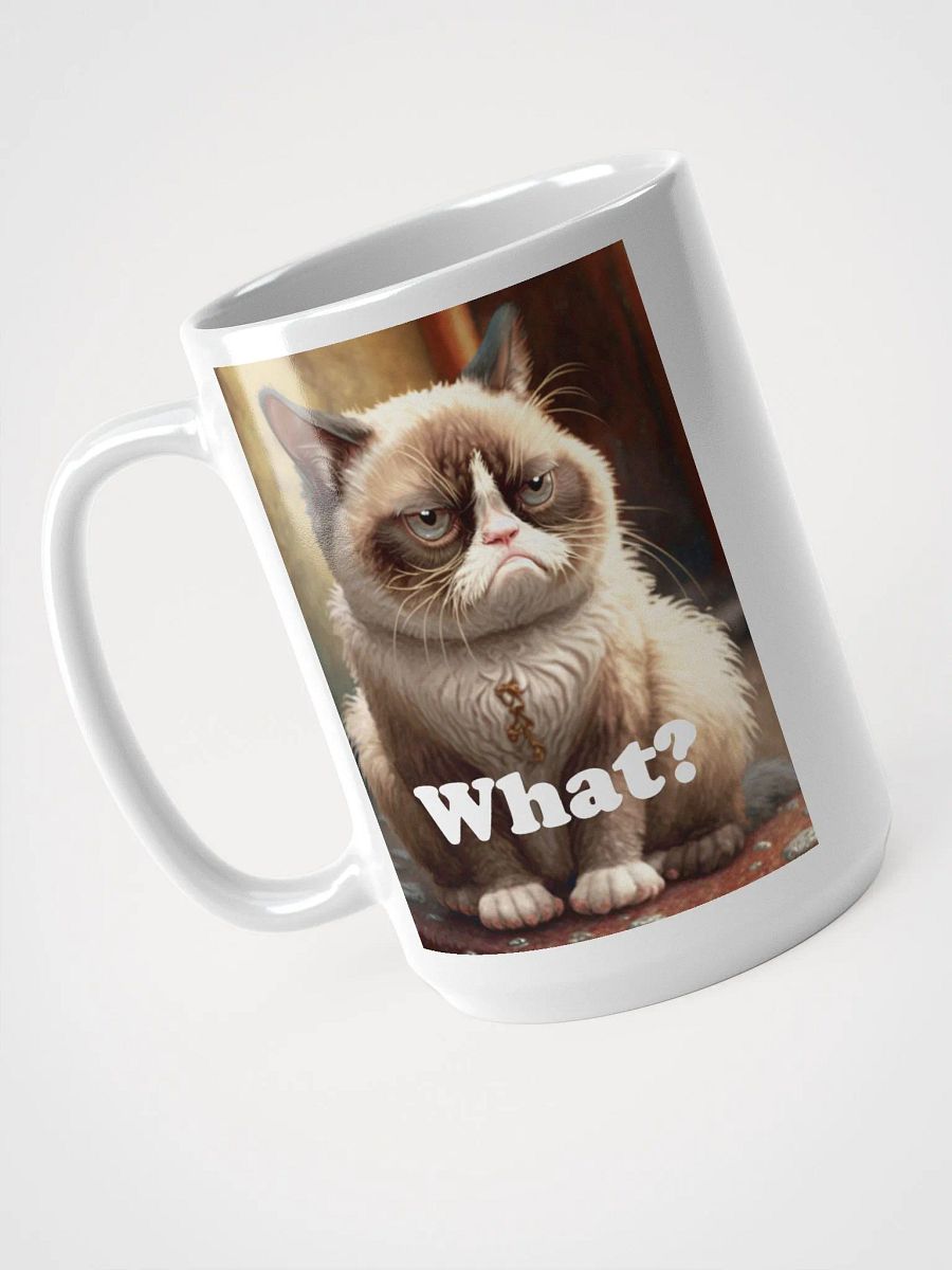 Grumpy Cat 'What?' Mug 15oz product image (3)