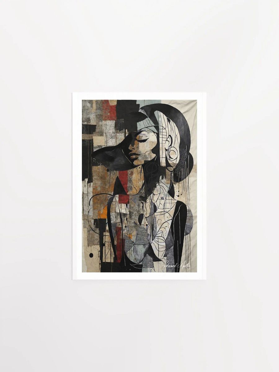 'Claire' by Edward Martin-Geometric Expression Matte Poster product image (2)