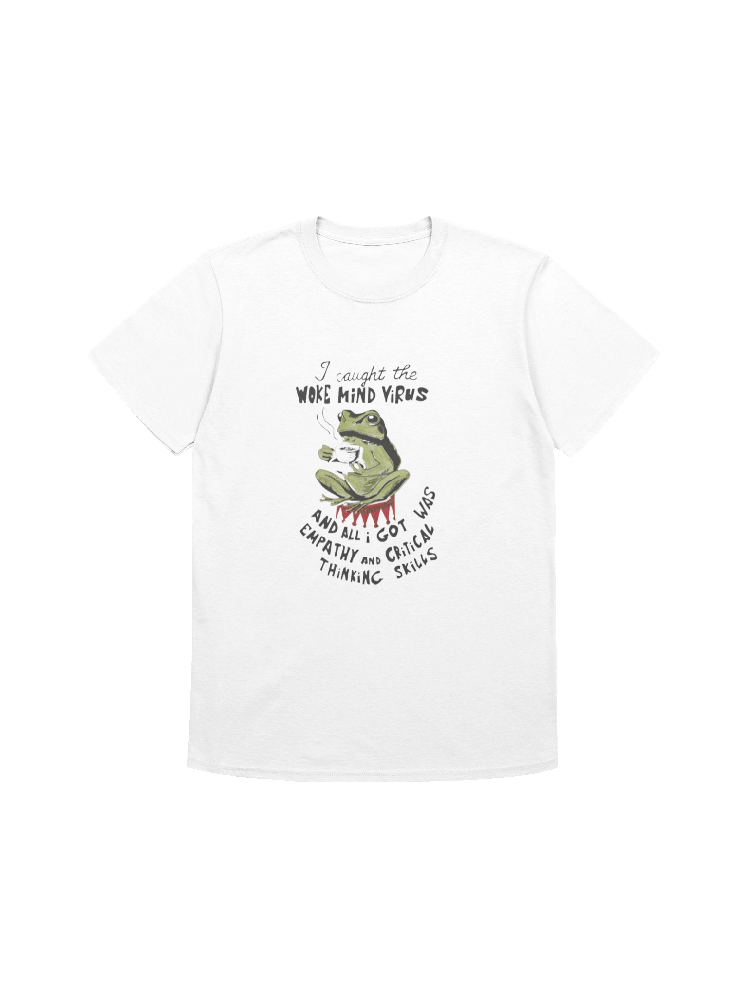 I Caught The Woke Mind Virus Shirt product image (1)