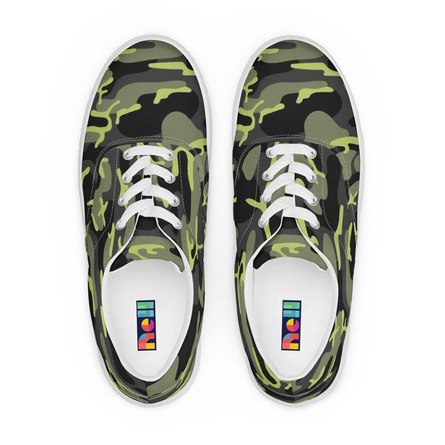 Tactical Chic: Women's Camo Canvas Sneakers product image (1)