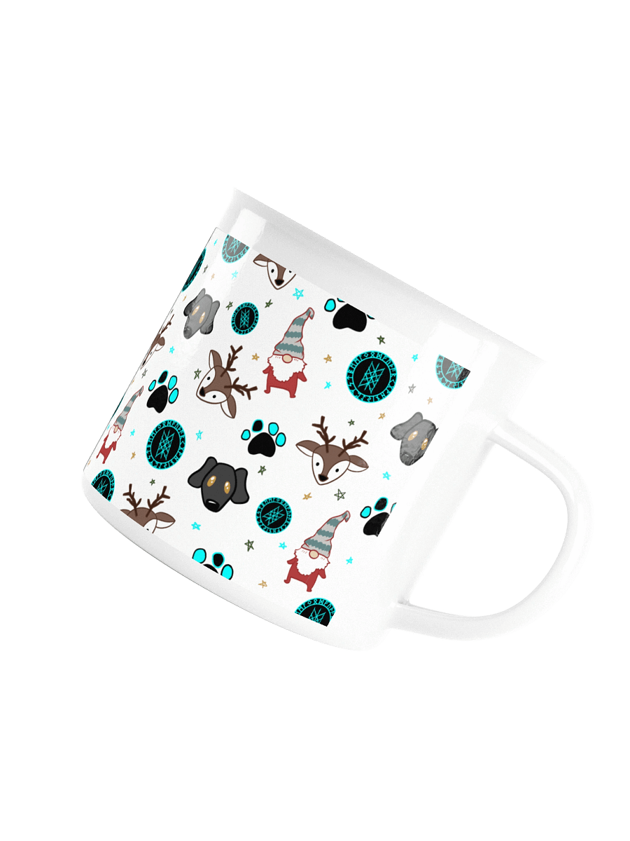 Web of Wyrd Christmas Enamel Mug product image (5)