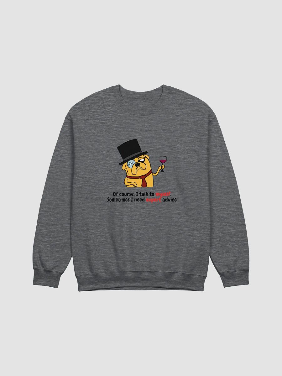 Sarcastic Sophisticated Gentleman Dog Crewneck Sweatshirt product image (7)