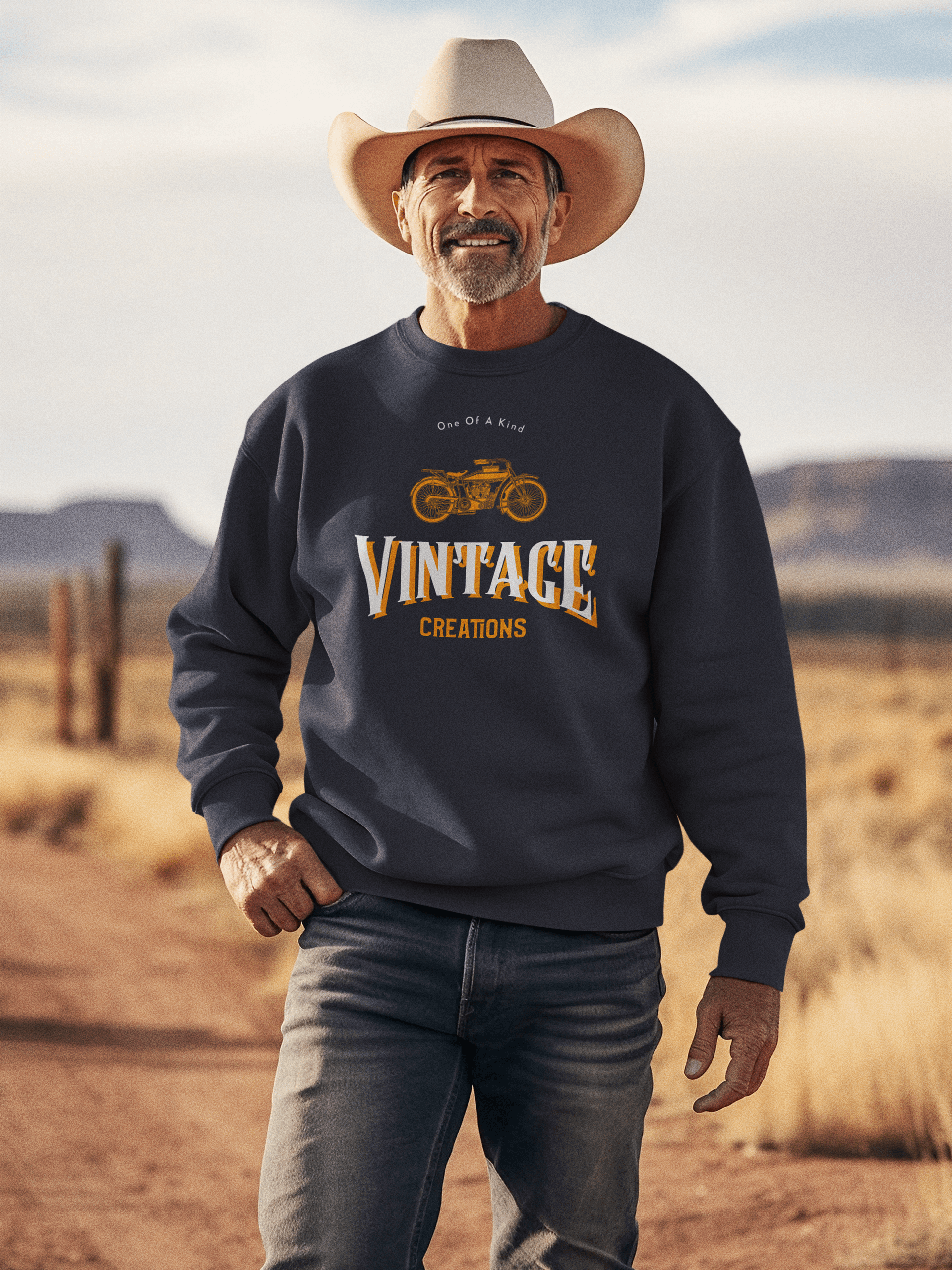 Vintage Creations Motorcycle Sweatshirt product image (45)