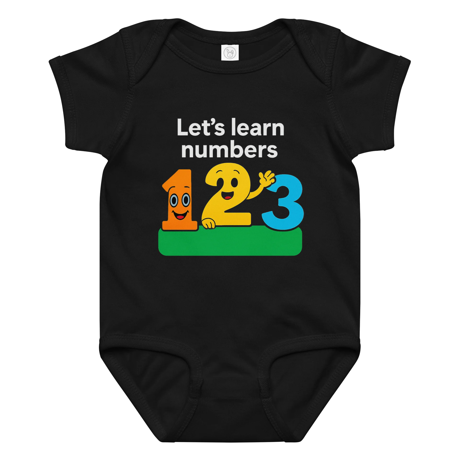 Let's Learn Numbers Baby Bodysuit product image (1)