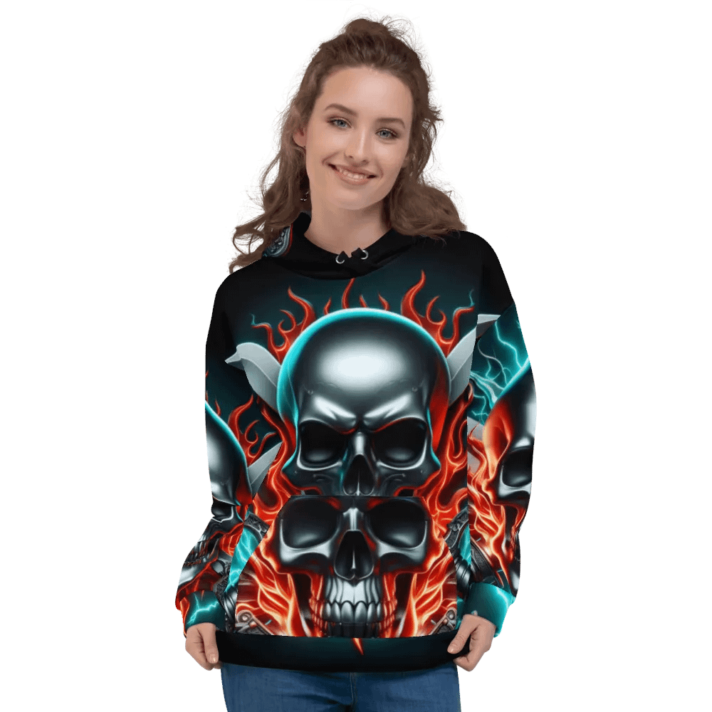 Eternal Power - Unisex Skull Hoodie #35 product image (3)