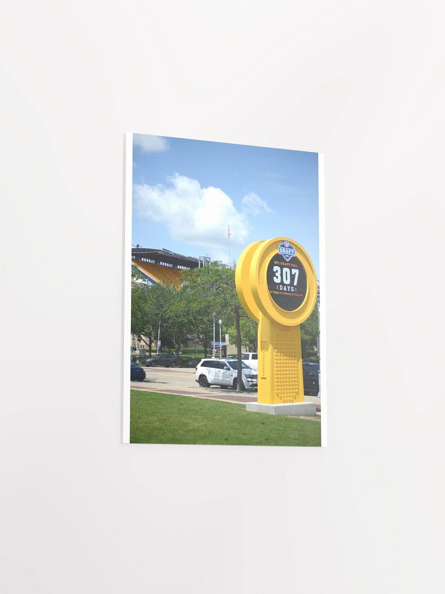 Pittsburgh- NFL Draft Clock - print/poster product image (3)