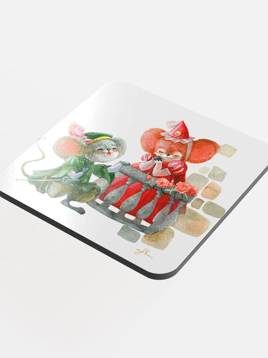 Autumn Serenade Coaster | Eco-Friendly MDF & Cork | 3.74