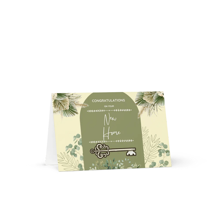 Elegant Congratulations on your New Home Card product image (2)