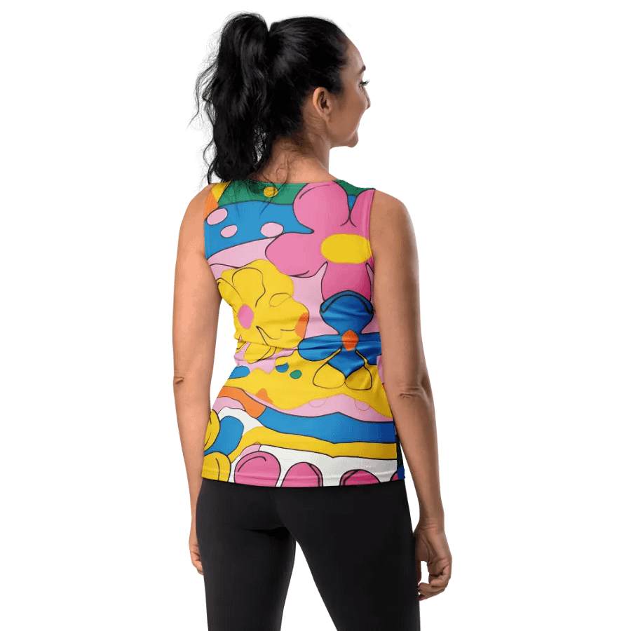 Retro Floral Garden Women's Tank Top product image (3)