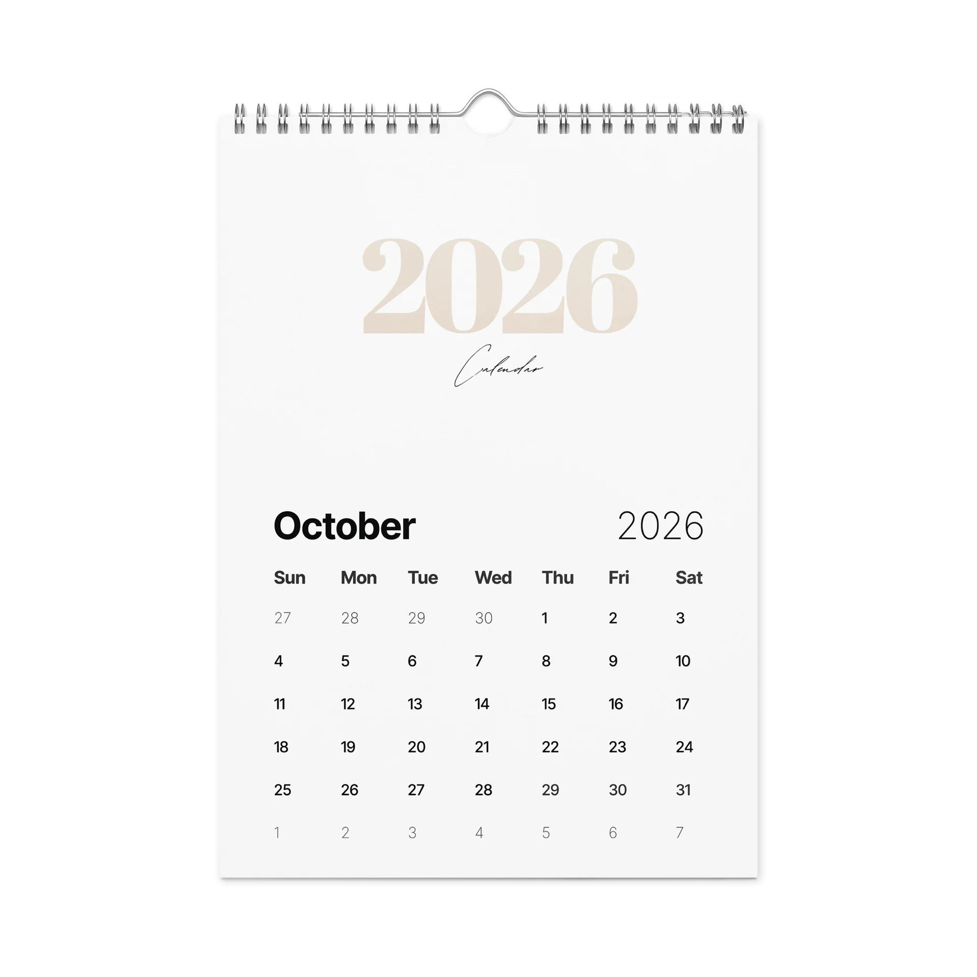 2026 Wall Calendar product image (12)