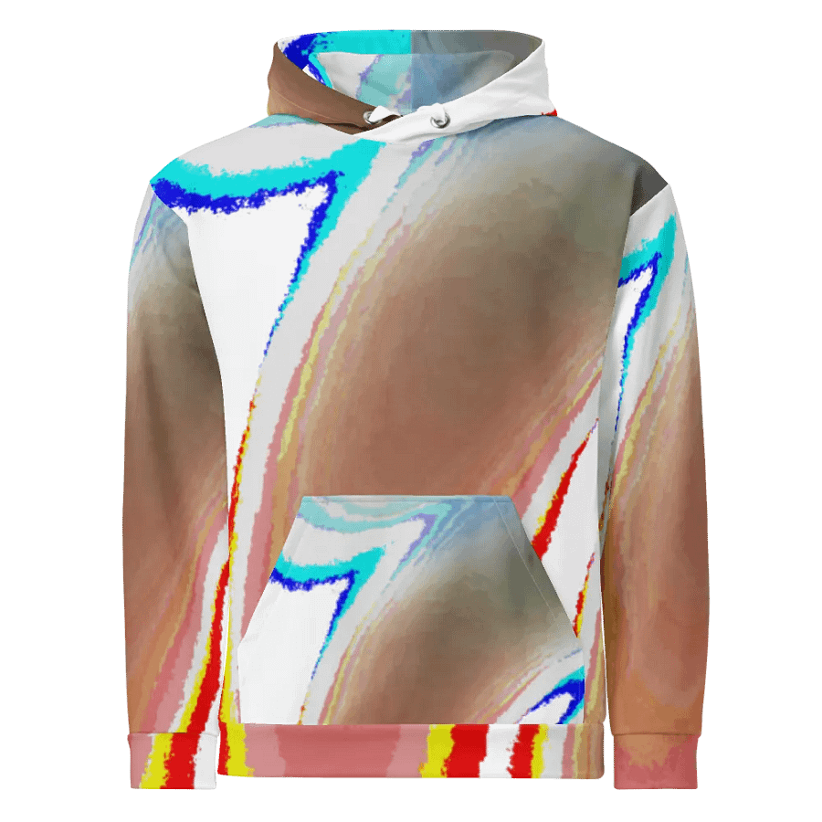 Cool Abstract Swirl Unisex Pull Over Hoodie product image (3)