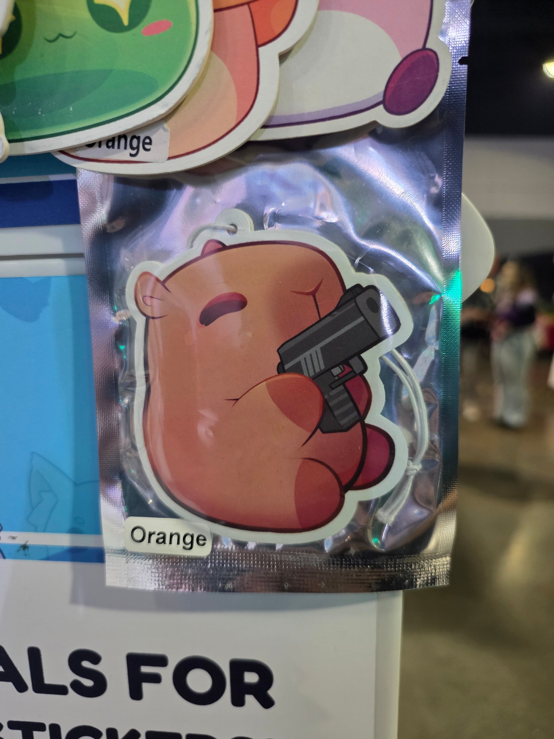 Capybara w/ Gun - Air Freshener product image (1)