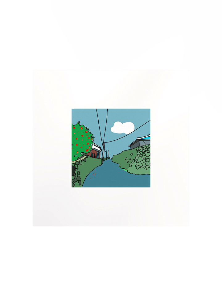 Jeju Island Art Poster- Village product image (1)