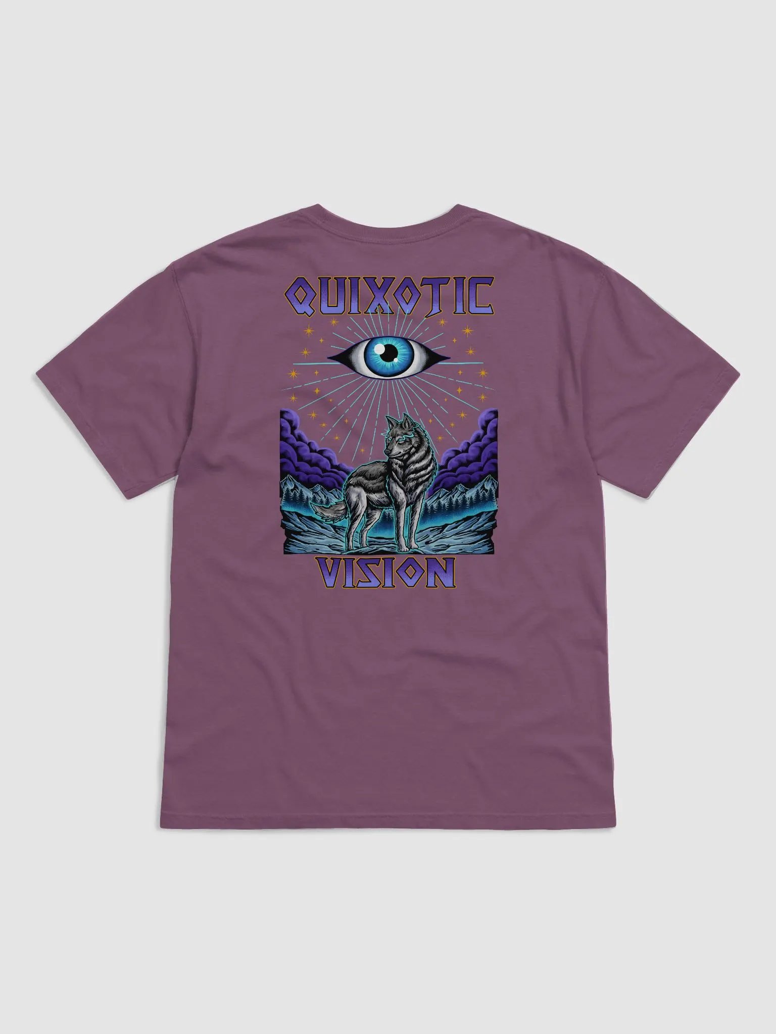 Wolf Sky Back Comfort Color Tee product image (3)