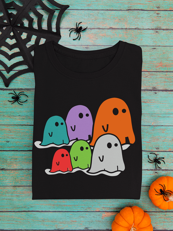 Whimsical Ghost Halloween Party Tee product image (2)