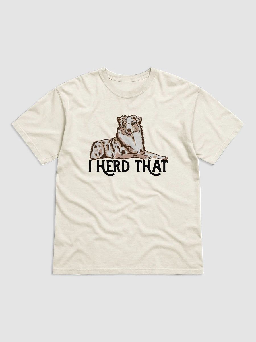 I Herd That | T-Shirt for Australian Shepherd (Red Merle) Dog Owners product image (18)