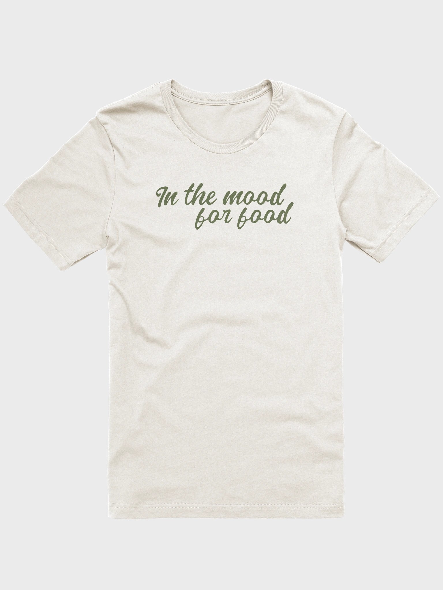 In The Mood For Food | Tee – Olive (Slim Fit) product image (4)