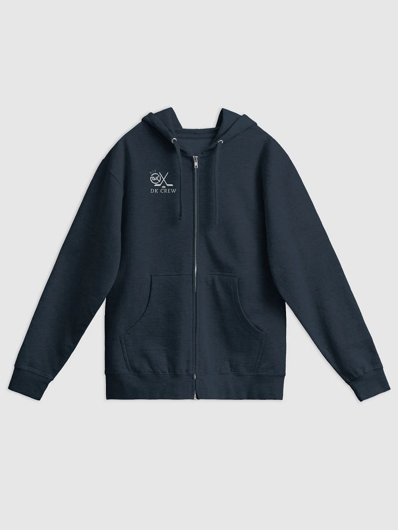 DK CREW COLLEGE ZIP-UP HOODIE