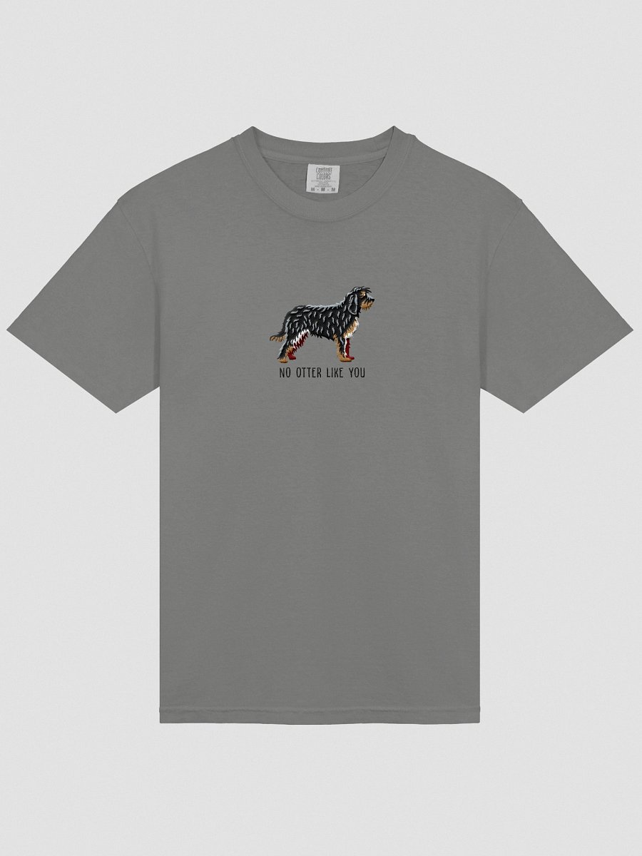 No Otter Like You T-Shirt(Embroidered) of an Otterhound(Black & Tan) product image (13)