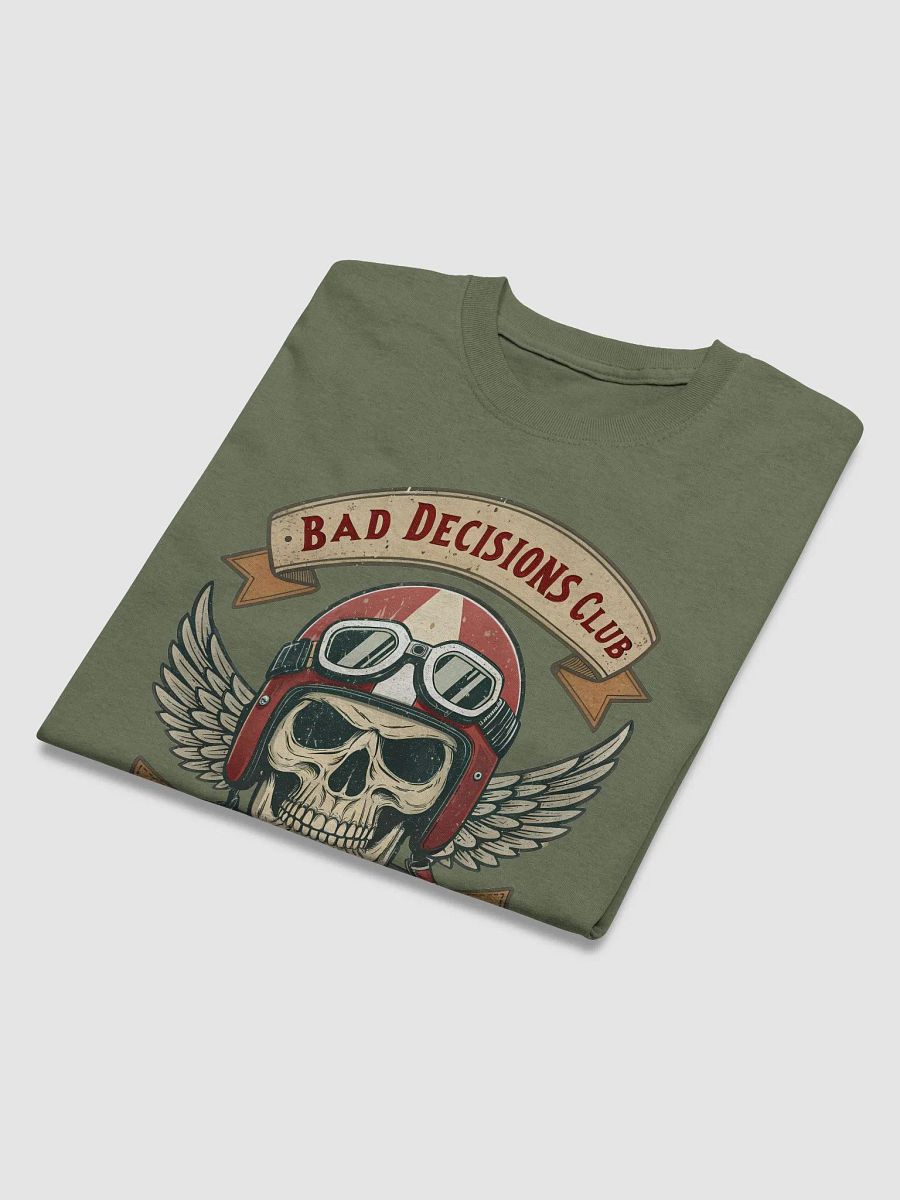 Bad Decisions Club T-Shirt – Funny Drinking & Party Tee | Alcohol Chapter, Biker & Bar Humor product image (2)