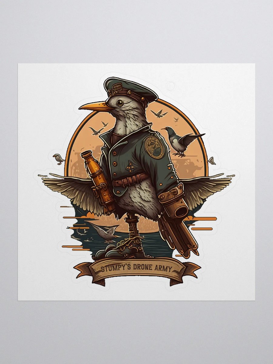 Stumpy's Drone Army Sticker product image (1)
