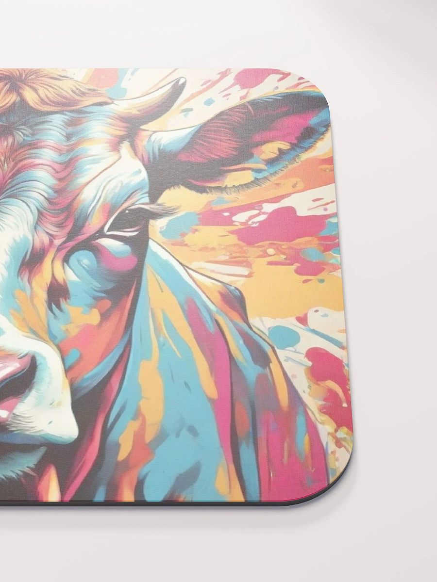 Cow pop-art mouse pad product image (5)