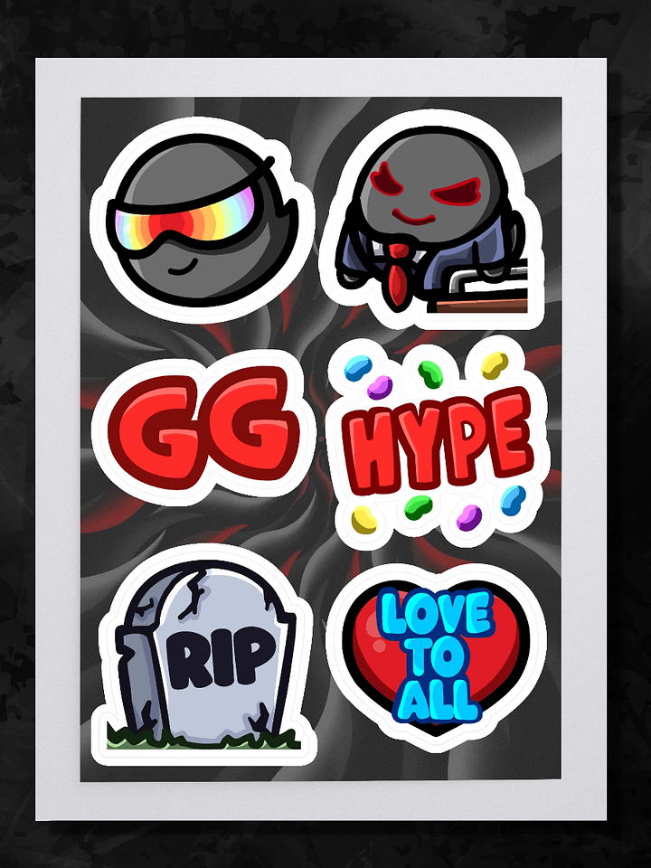 Emote Sticker Sheet 9 product image (1)