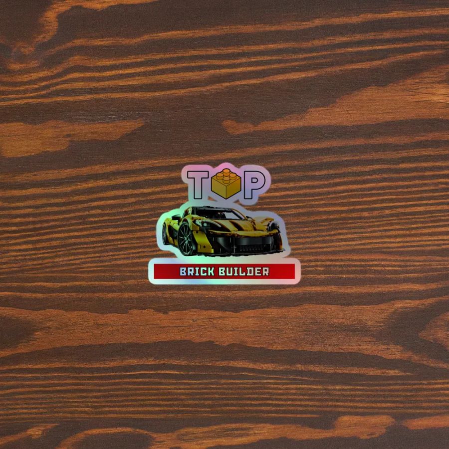 Top Brick Builder Stickers Kiss-Cut Holographic Sticker Sheet product image (5)