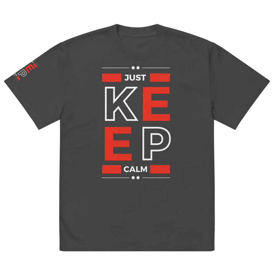 KEEP Bold Block Letters Red Tee product image (5)