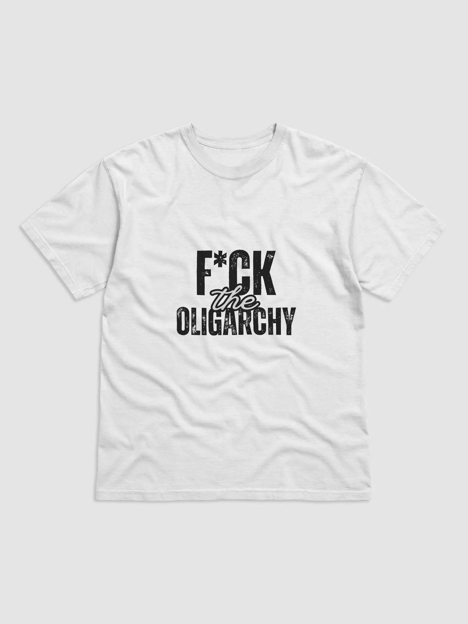F*ck the Oligarchy Heavyweight Tee (lighter colors) product image (1)