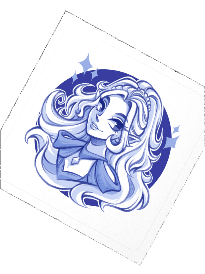 Blue Sketchy Aesuith product image (2)