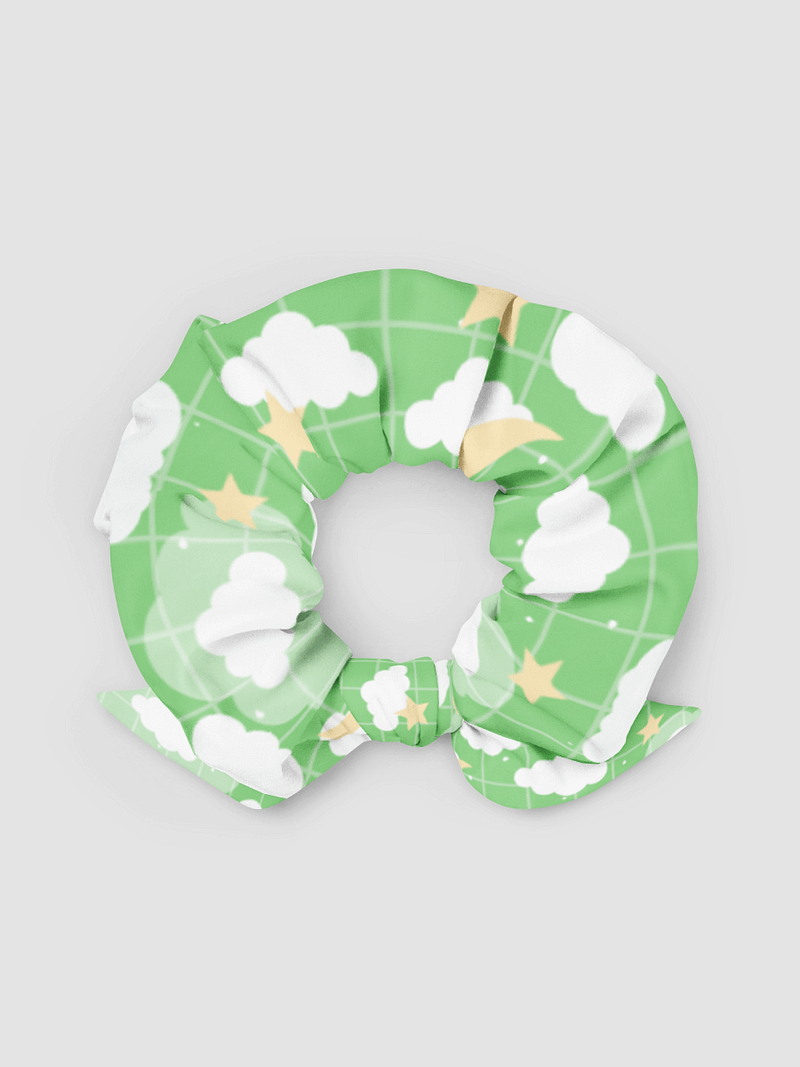 ImaginaryStory All-Over Print Scrunchie Green
