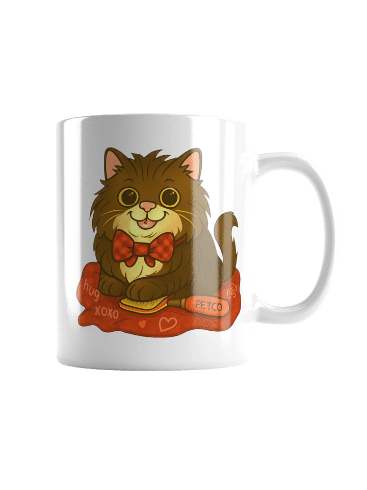 Mali the Axe Cat White Glossy Mug product image (1)