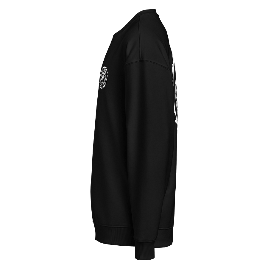 "Onboard Tangaroa" Organic Oversized Sweatshirt – Relaxed Fit, Built to Last (Dark Colours) product image (3)